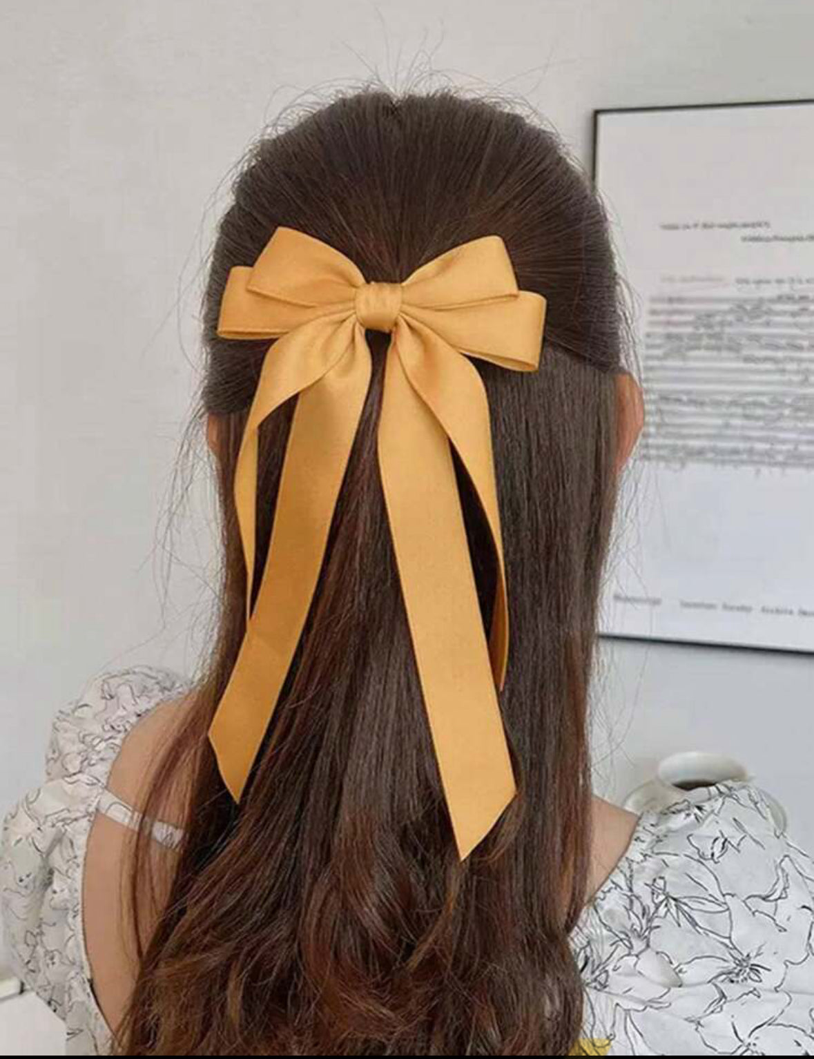 Medium Satin Hair Clip