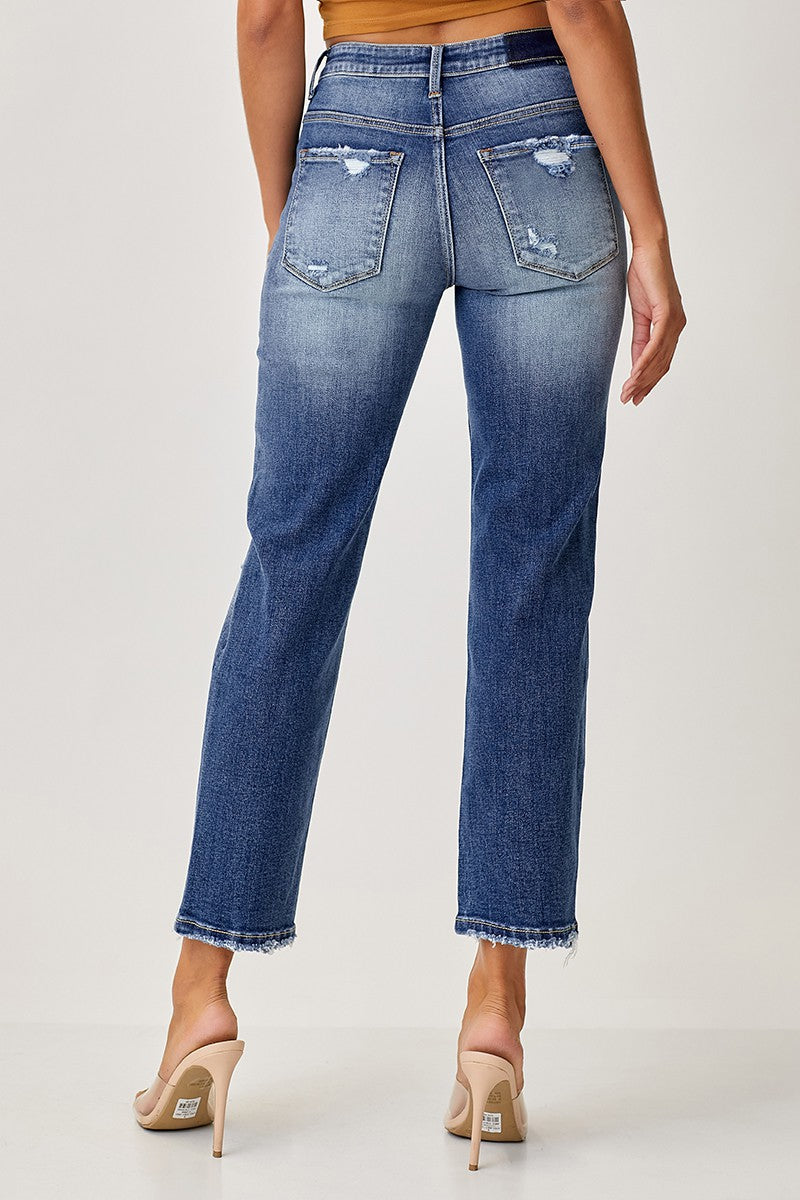 Risen Boyfriend Jeans - MidRise