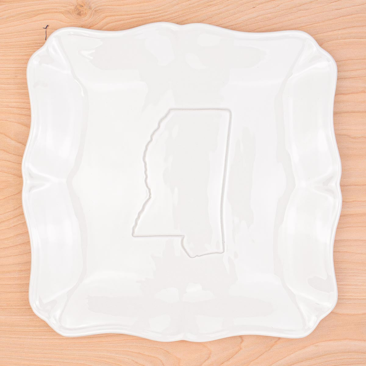 Mississippi Embossed Platter