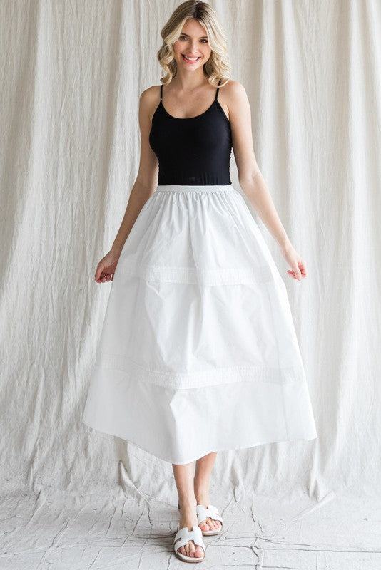 Poppy Midi Flare Skirt