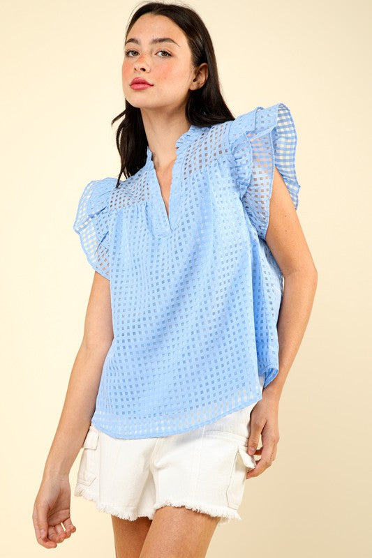 Chelsey Organza Top