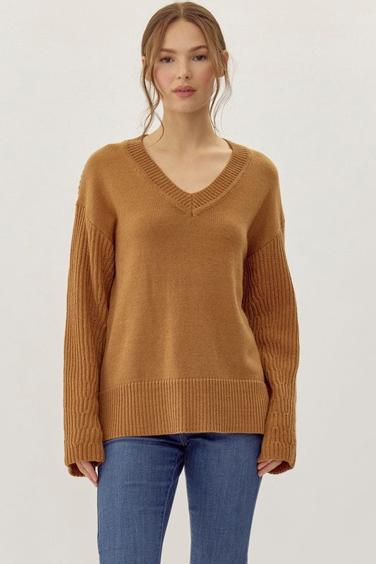 Cammie Caramel Sweater