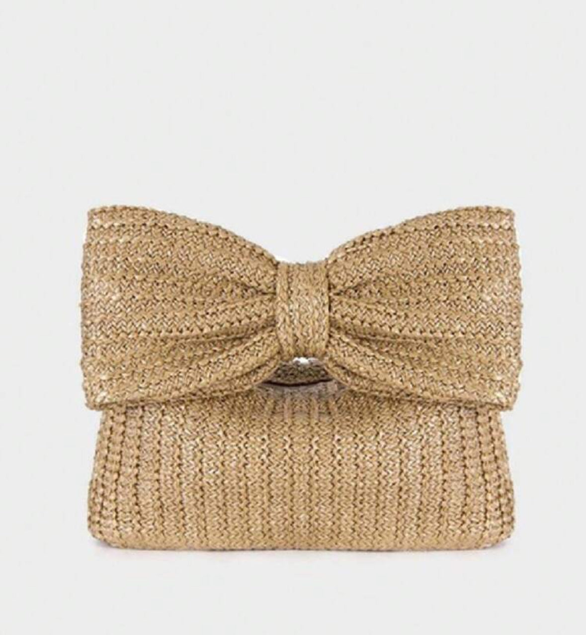 Weave Bow Clutch