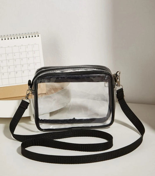 Clear Crossbody with Blk
