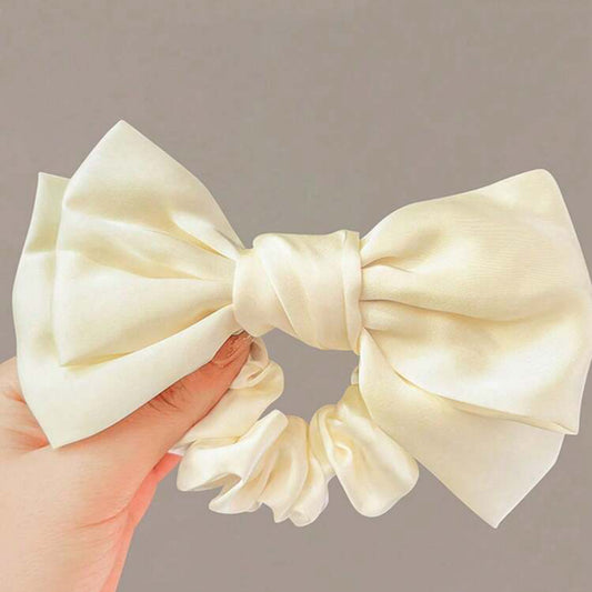 Satin Bow Scrunchie